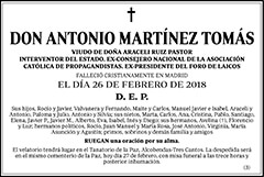 Antonio Martínez Tomás